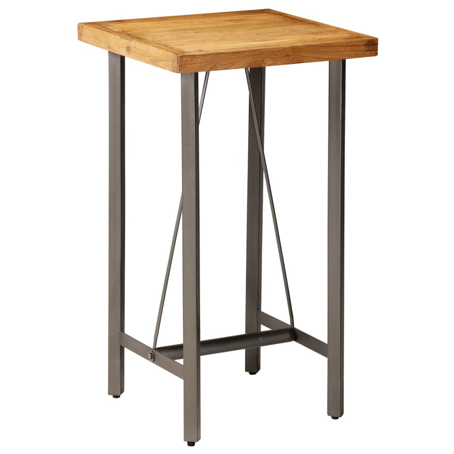 Bartafel 60X60X107 Cm Massief Gerecycled Teakhout 60 x 60 x 107 cm