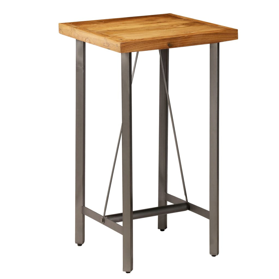 Bartafel 60X60X107 Cm Massief Gerecycled Teakhout 60 x 60 x 107 cm