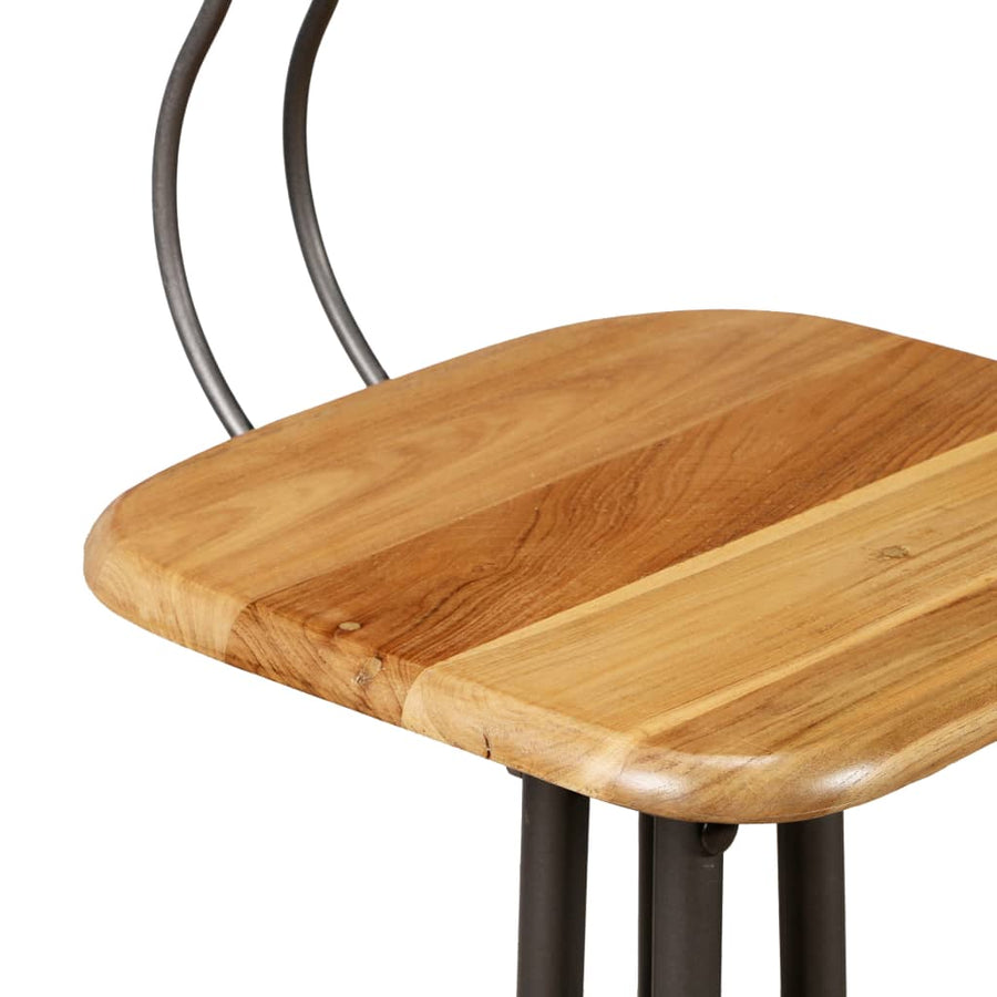 Barset Massief Gerecycled Teakhout 3-Delig