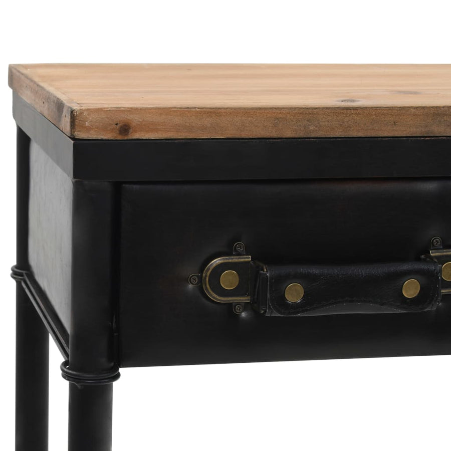 Wandtafel 100X33,5X80 Cm Mdf En Vurenhout