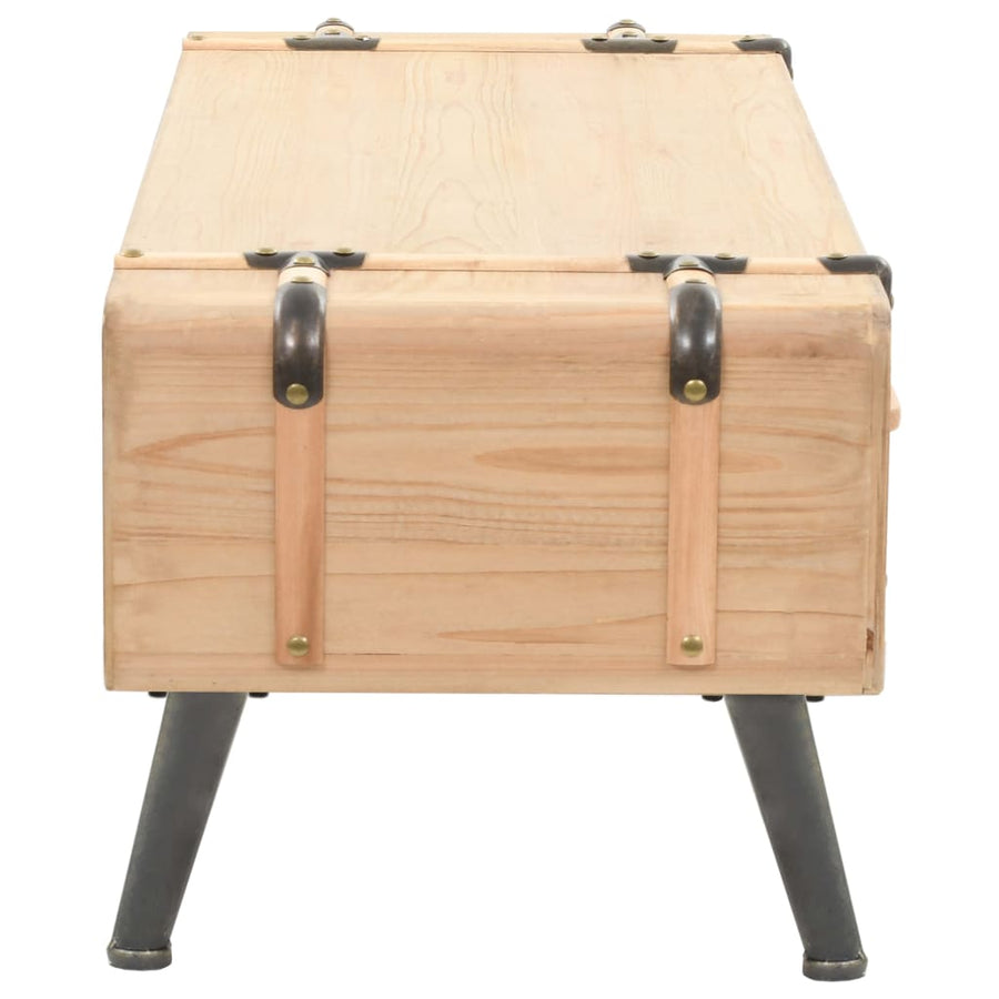 Tv-Meubel Massief Vurenhout 120 x 33 x 35 cm