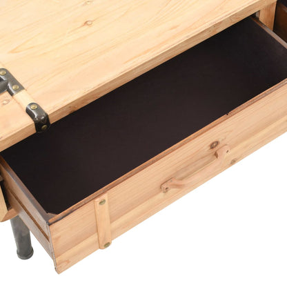 Tv-Meubel Massief Vurenhout 120 x 33 x 35 cm