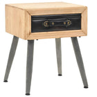 Nightstand 43x38x50 cm solid pine