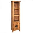 Freestanding bathroom cabinet 48x32x170 cm solid pine