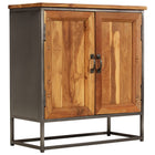 Sideboard 65x30x70 cm recycled teak and steel