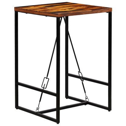 Bartafel Massief Gerecycled Hout 70 x 70 x 106 cm