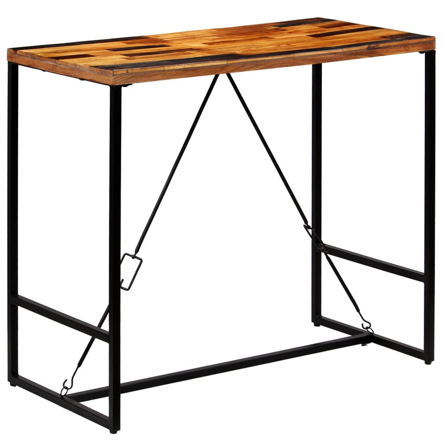 Bartafel Massief Gerecycled Hout 120 x 60 x 106 cm