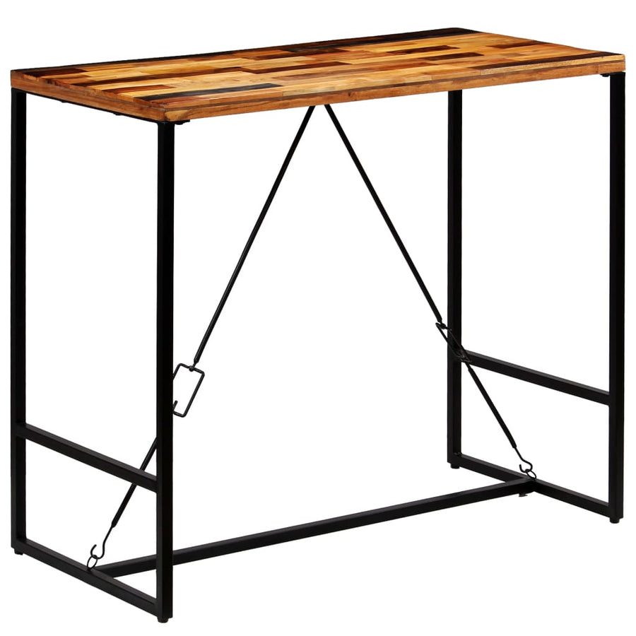 Bartafel Massief Gerecycled Hout 120 x 60 x 106 cm