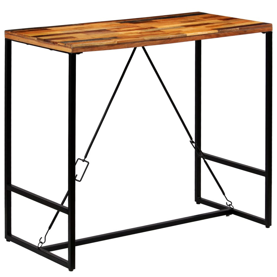 Bartafel Massief Gerecycled Hout 120 x 60 x 106 cm