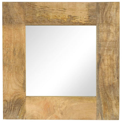 Spiegel Massief Mangohout 50 x 50 cm