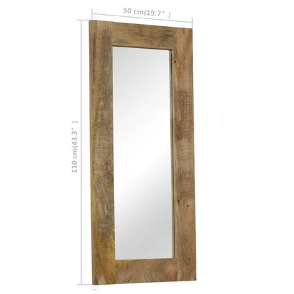 Spiegel Massief Mangohout 50 x 110 cm