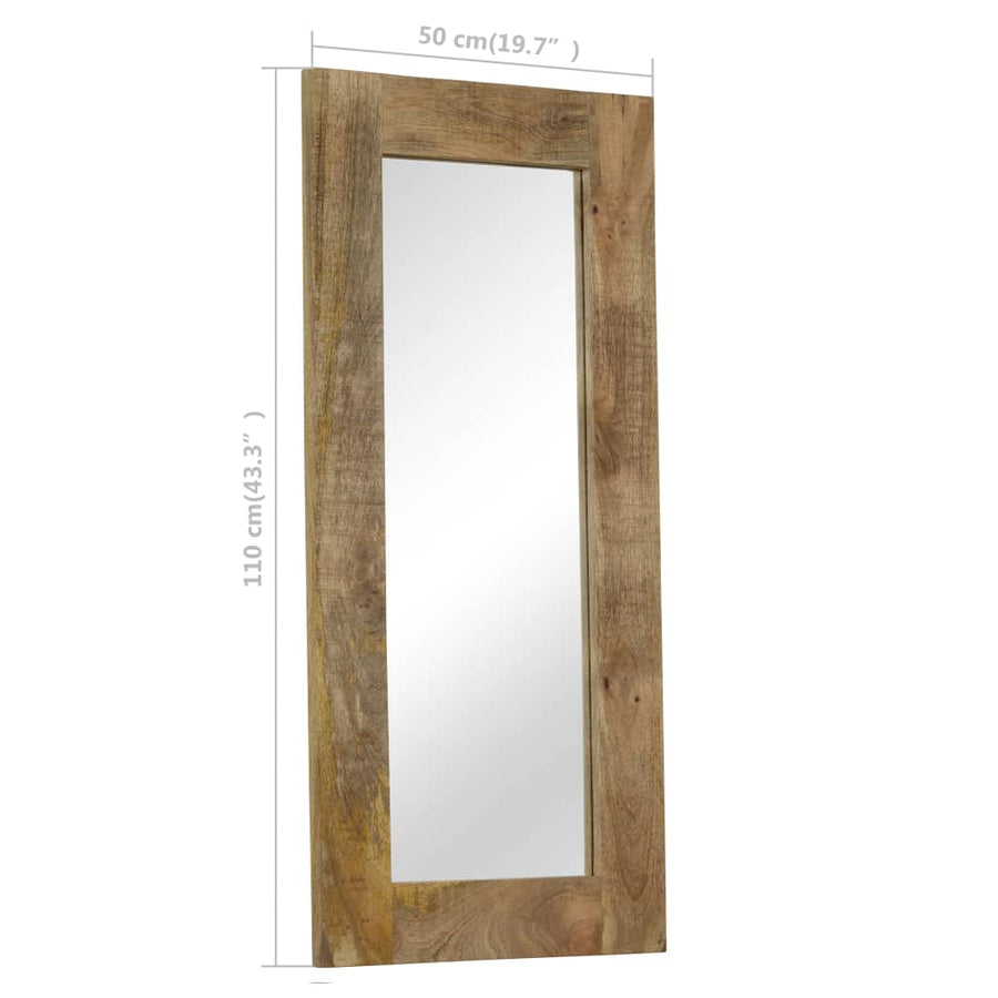 Spiegel Massief Mangohout 50 x 110 cm