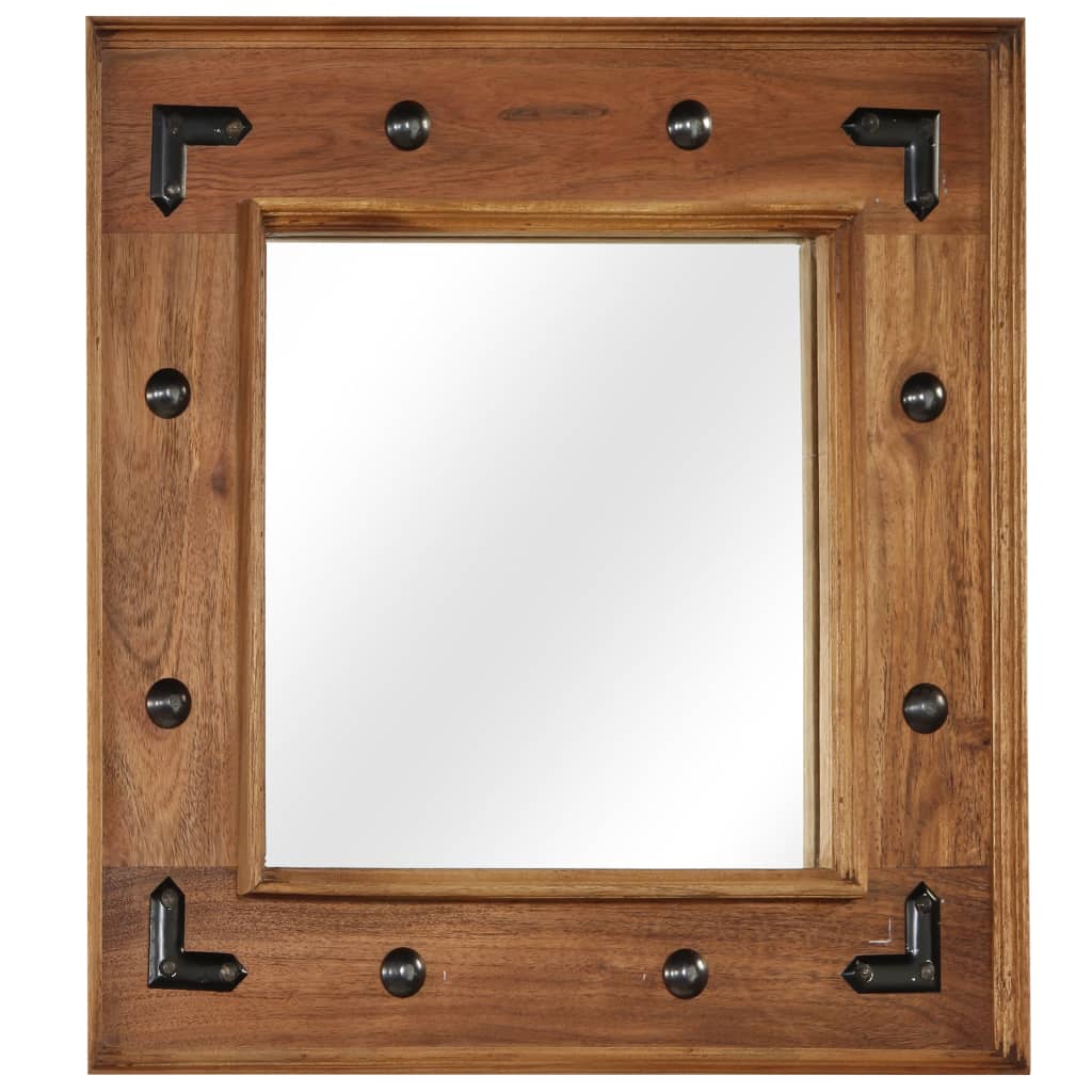 Spiegel 50X50 Cm Massief Acaciahout 1 50 x 50 cm
