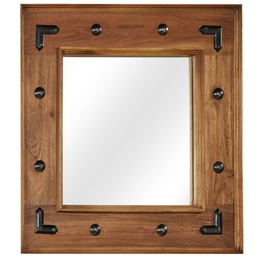 Spiegel 50X50 Cm Massief Acaciahout 1 50 x 50 cm