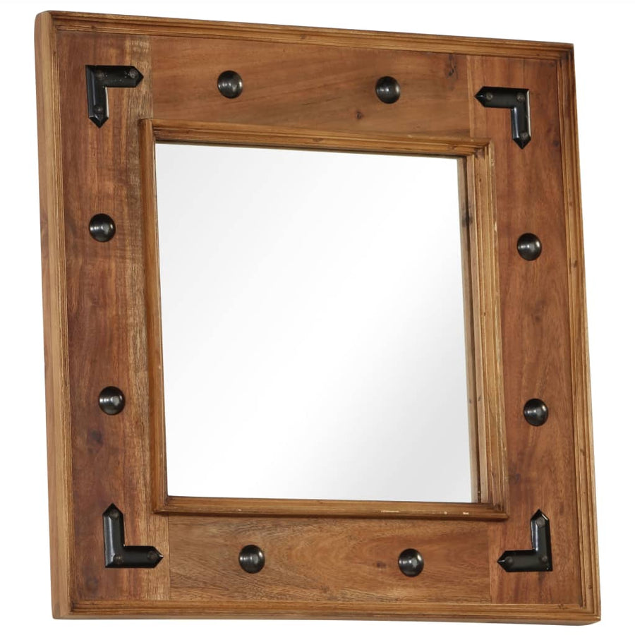 Spiegel 50X50 Cm Massief Acaciahout 1 50 x 50 cm