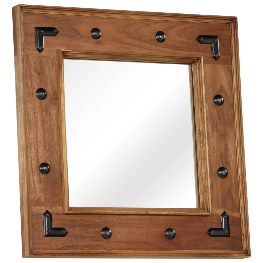 Spiegel 50X50 Cm Massief Acaciahout 1 50 x 50 cm