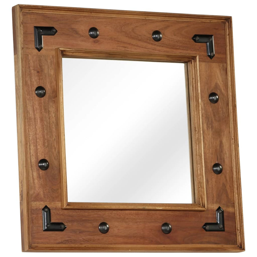 Spiegel 50X50 Cm Massief Acaciahout 1 50 x 50 cm