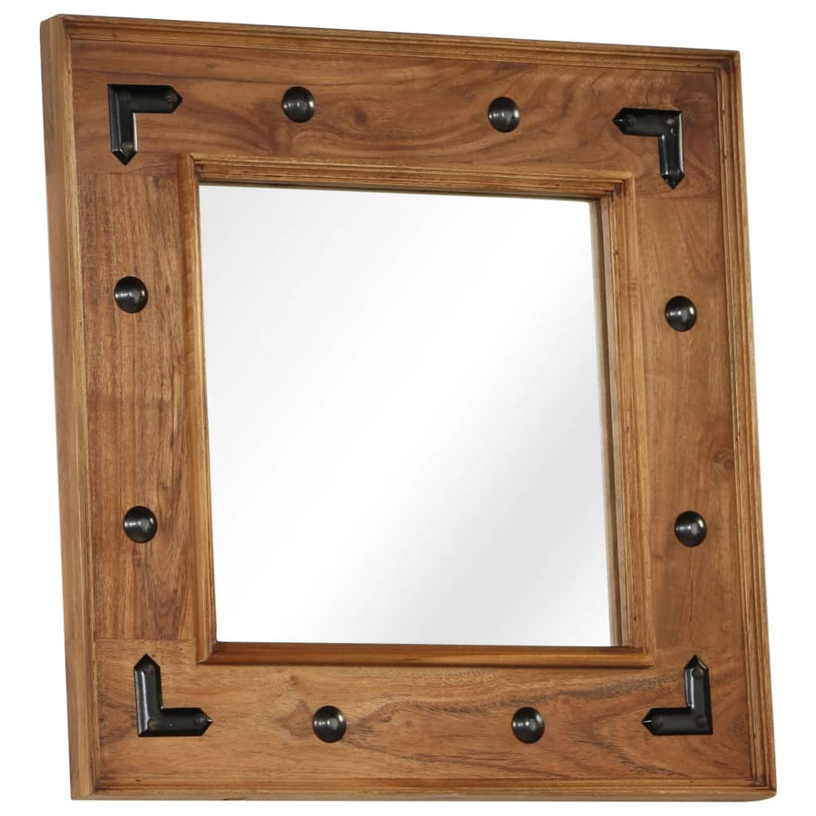 Spiegel 50X50 Cm Massief Acaciahout 1 50 x 50 cm