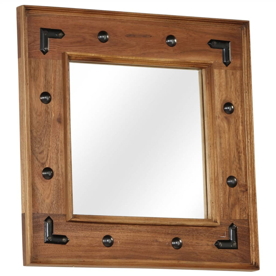 Spiegel 50X50 Cm Massief Acaciahout 1 50 x 50 cm