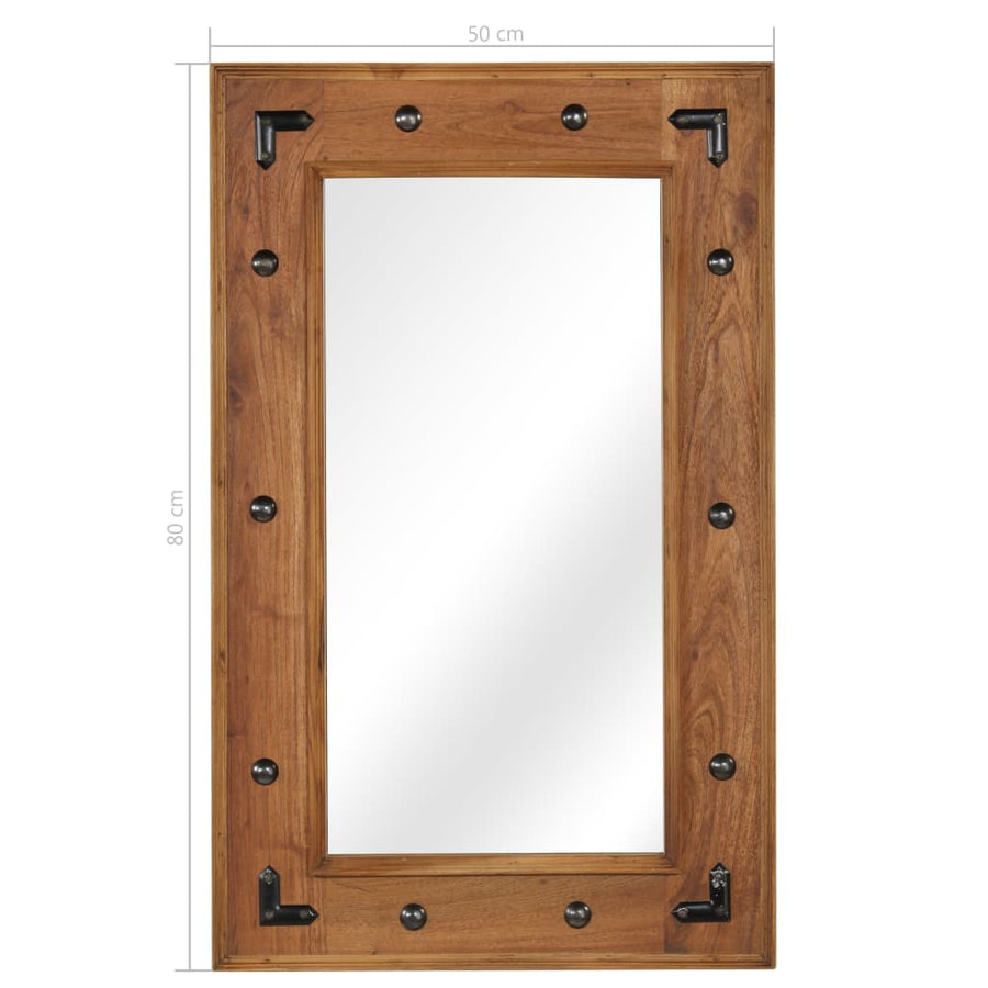 Spiegel 50X80 Cm Massief Acaciahout 50 x 80 cm