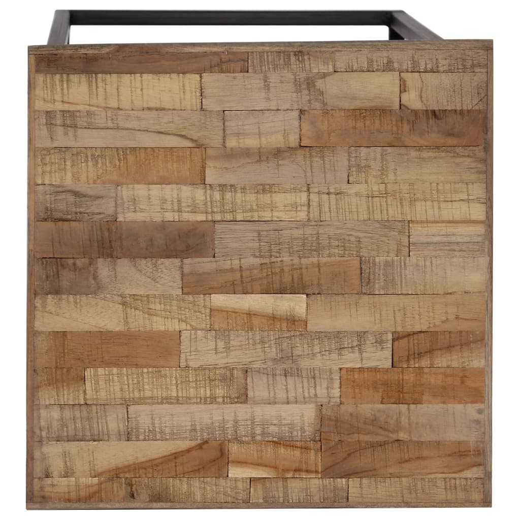 Plantentafelset Gerecycled Teakhout 3-Delig