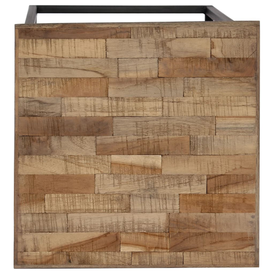Plantentafelset Gerecycled Teakhout 3-Delig