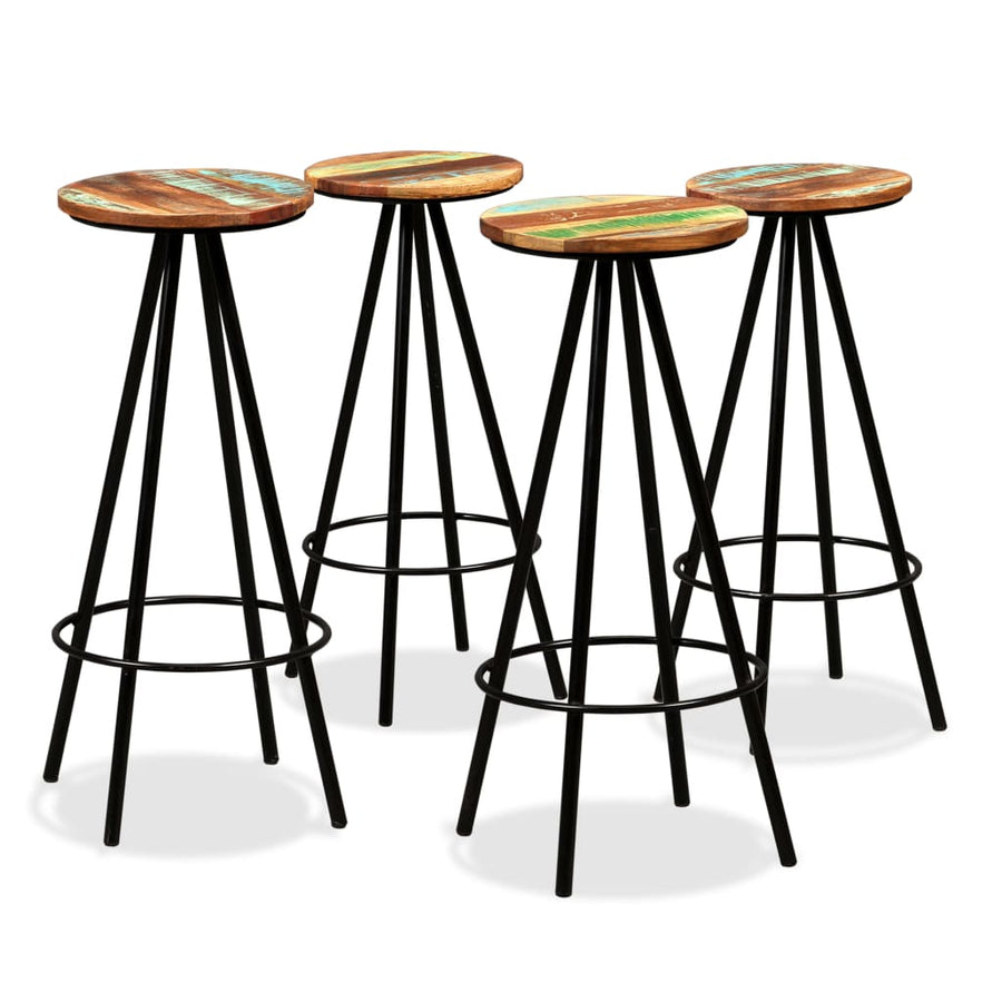 5-Delige Barset Massief Acaciahout En Gerecycled Hout 4