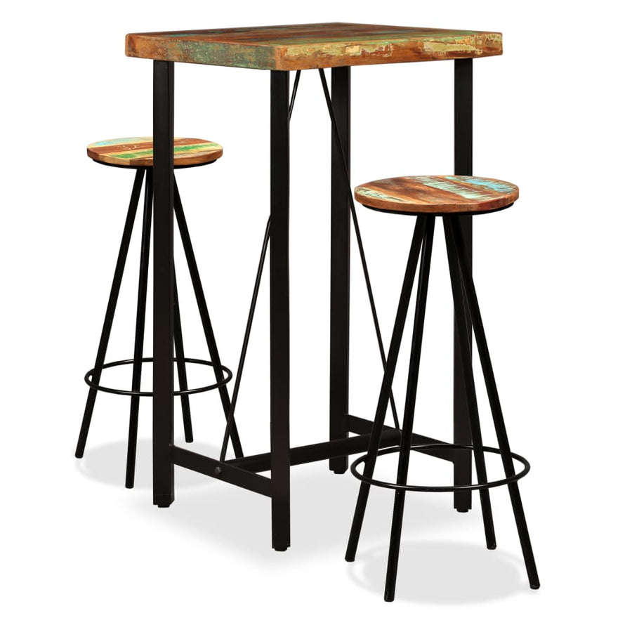 Barset Massief Gerecycled Hout -Delig 3