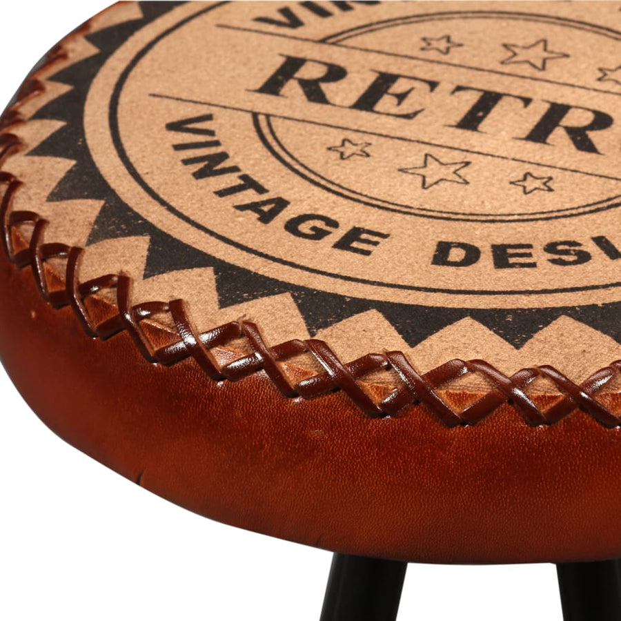Barset Massief Gerecycled Hout, Echt Leer En Canvas -Delig 3