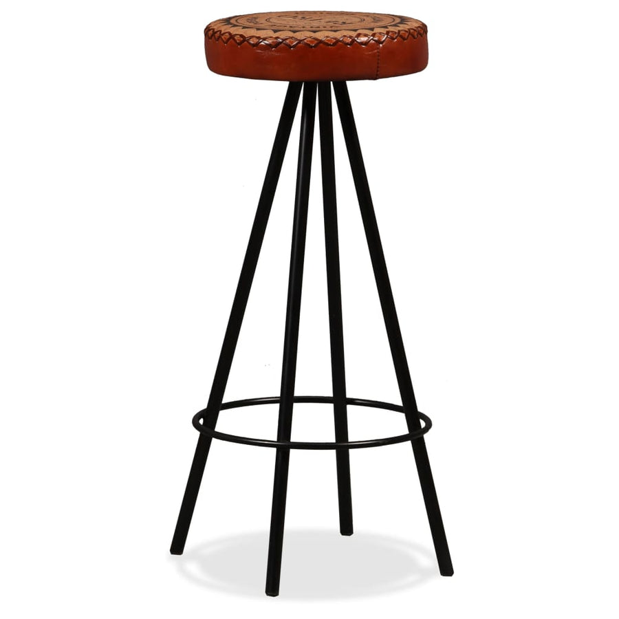 Barset Massief Gerecycled Hout, Echt Leer En Canvas -Delig 3