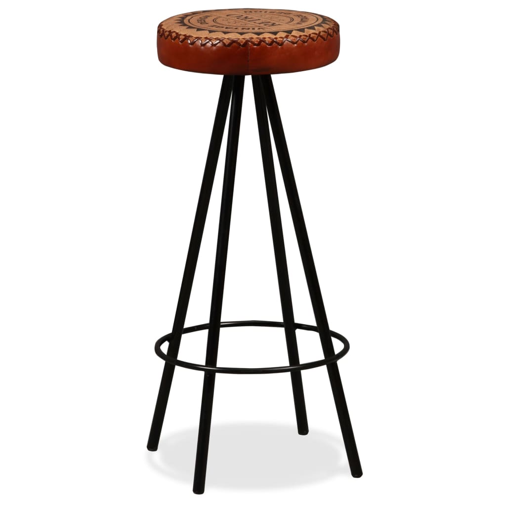 Barset Massief Gerecycled Hout, Echt Leer En Canvas -Delig 3