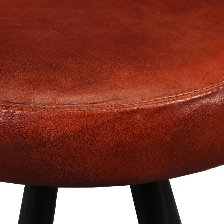 Barset Massief Gerecycled Hout En Echt Leer -Delig 5