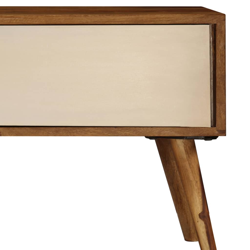Tv-Meubel 140X30X40 Cm Massief Acaciahout