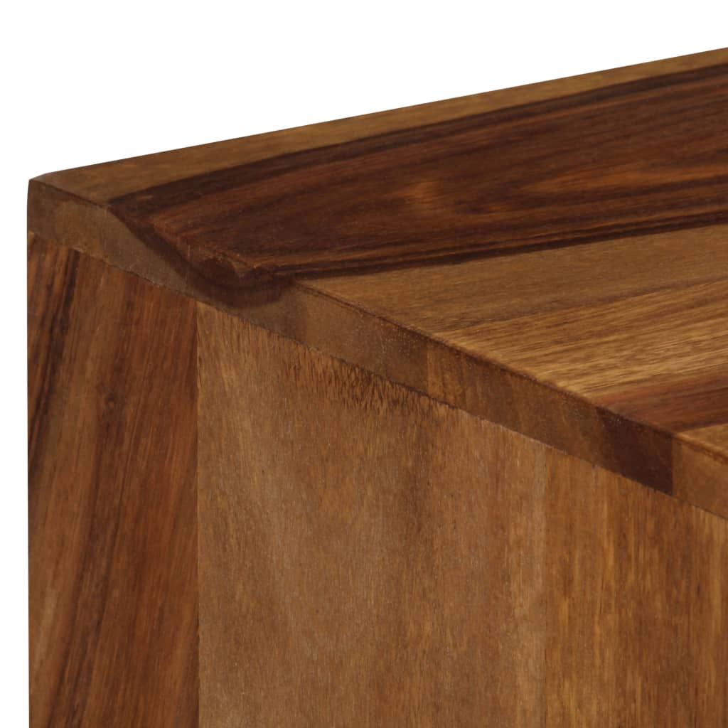Tv-Meubel 140X30X40 Cm Massief Acaciahout