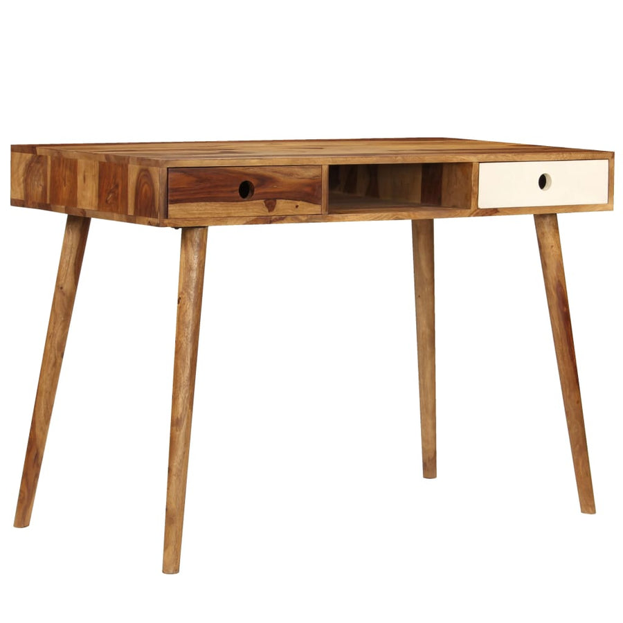 Schrijftafel 110X55X76 Cm Massief Acaciahout