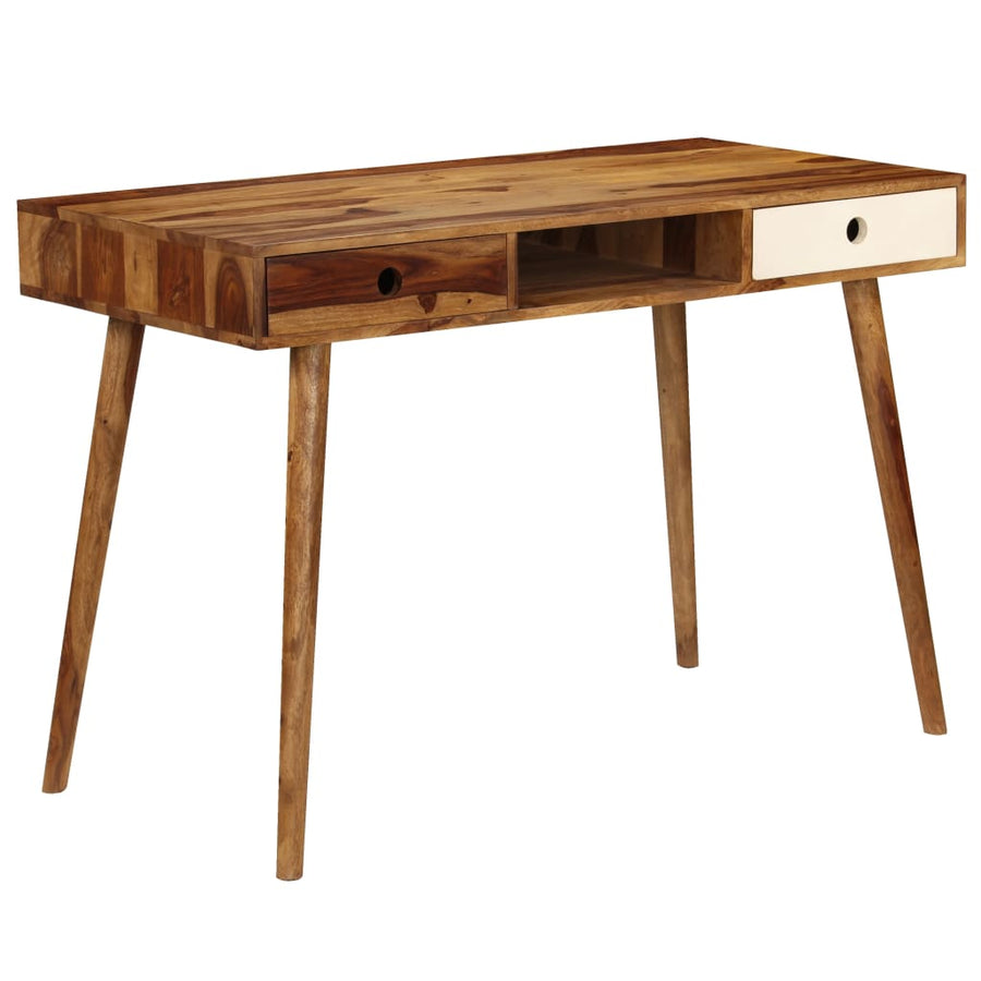 Schrijftafel 110X55X76 Cm Massief Acaciahout