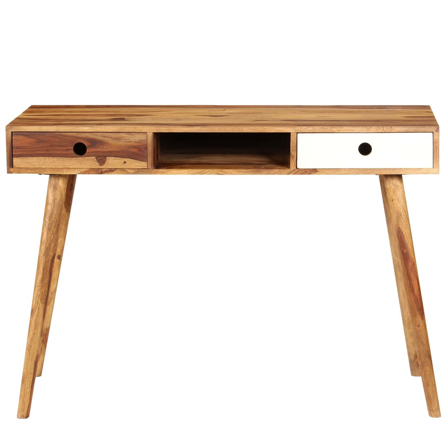Schrijftafel 110X55X76 Cm Massief Acaciahout