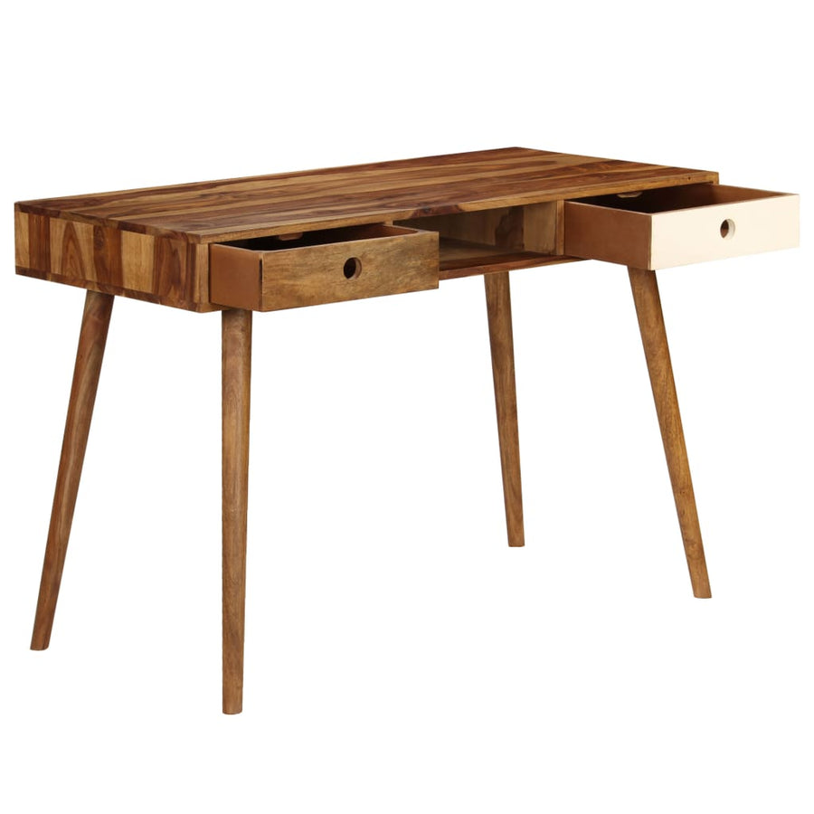 Schrijftafel 110X55X76 Cm Massief Acaciahout