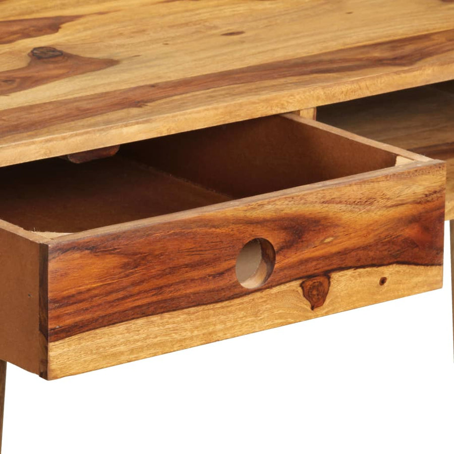 Schrijftafel 110X55X76 Cm Massief Acaciahout