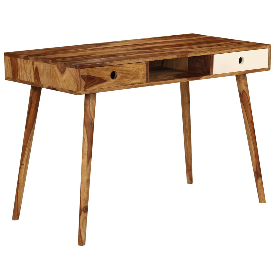 Schrijftafel 110X55X76 Cm Massief Acaciahout