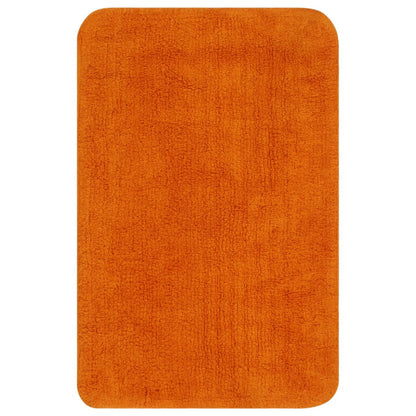 Badmattenset Stof Oranje 3-Delig orange