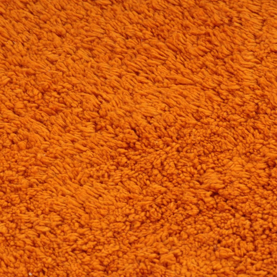 Badmattenset Stof Oranje 3-Delig orange