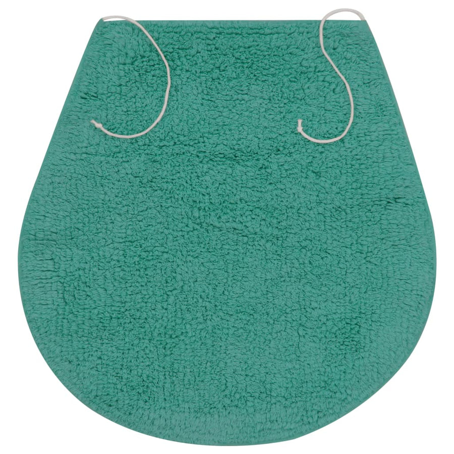 Badmattenset Stof 3-Delig Turquoise