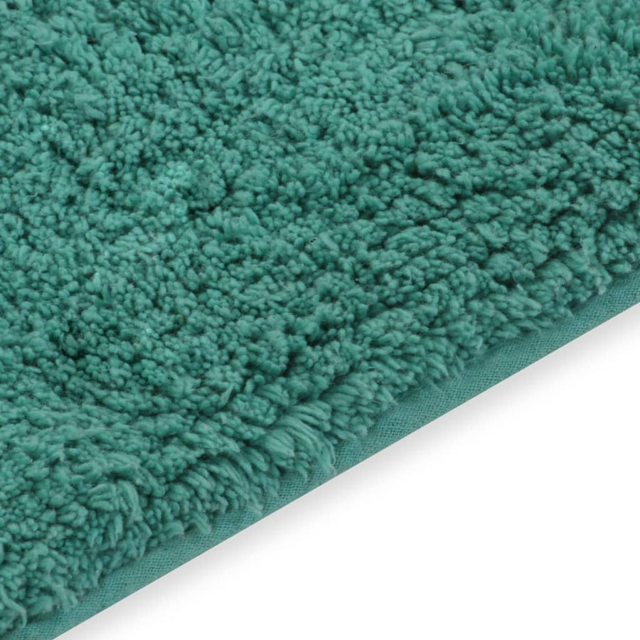 Badmattenset Stof 2-Delig Turquoise