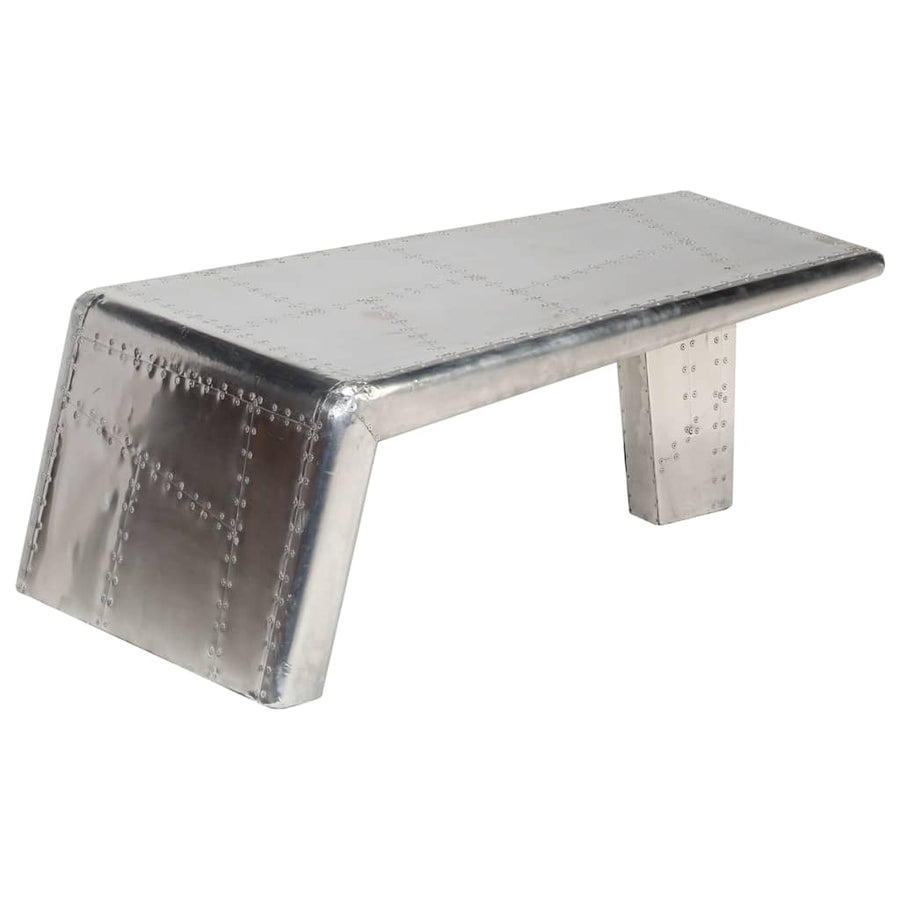 Salontafel Aviator vintage luchtvaartstijl aluminium