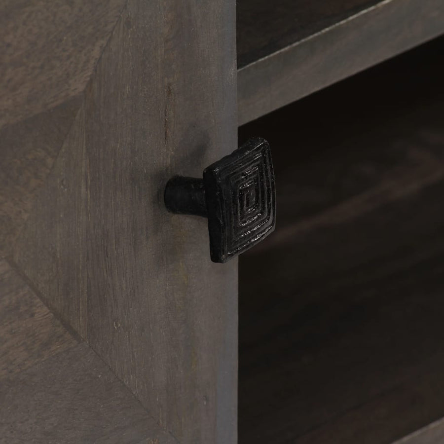 Tv-meubel 140x30x45 cm massief mangohout
