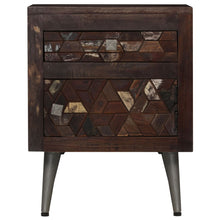 Nachtkastje 40x30x50 cm massief gerecycled hout