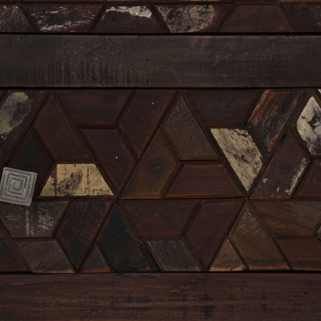 Nachtkastje 40x30x50 cm massief gerecycled hout