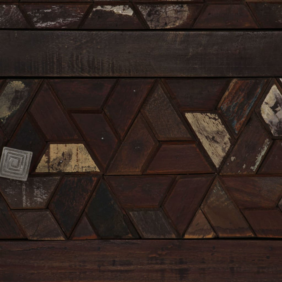 Nachtkastje 40x30x50 cm massief gerecycled hout