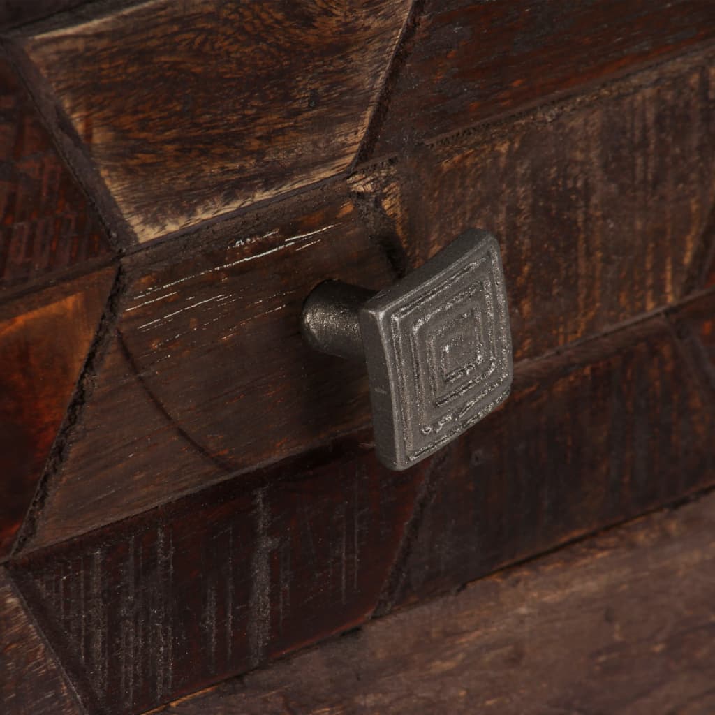 Salontafel 100X60X35 Cm Massief Gerecycled Hout